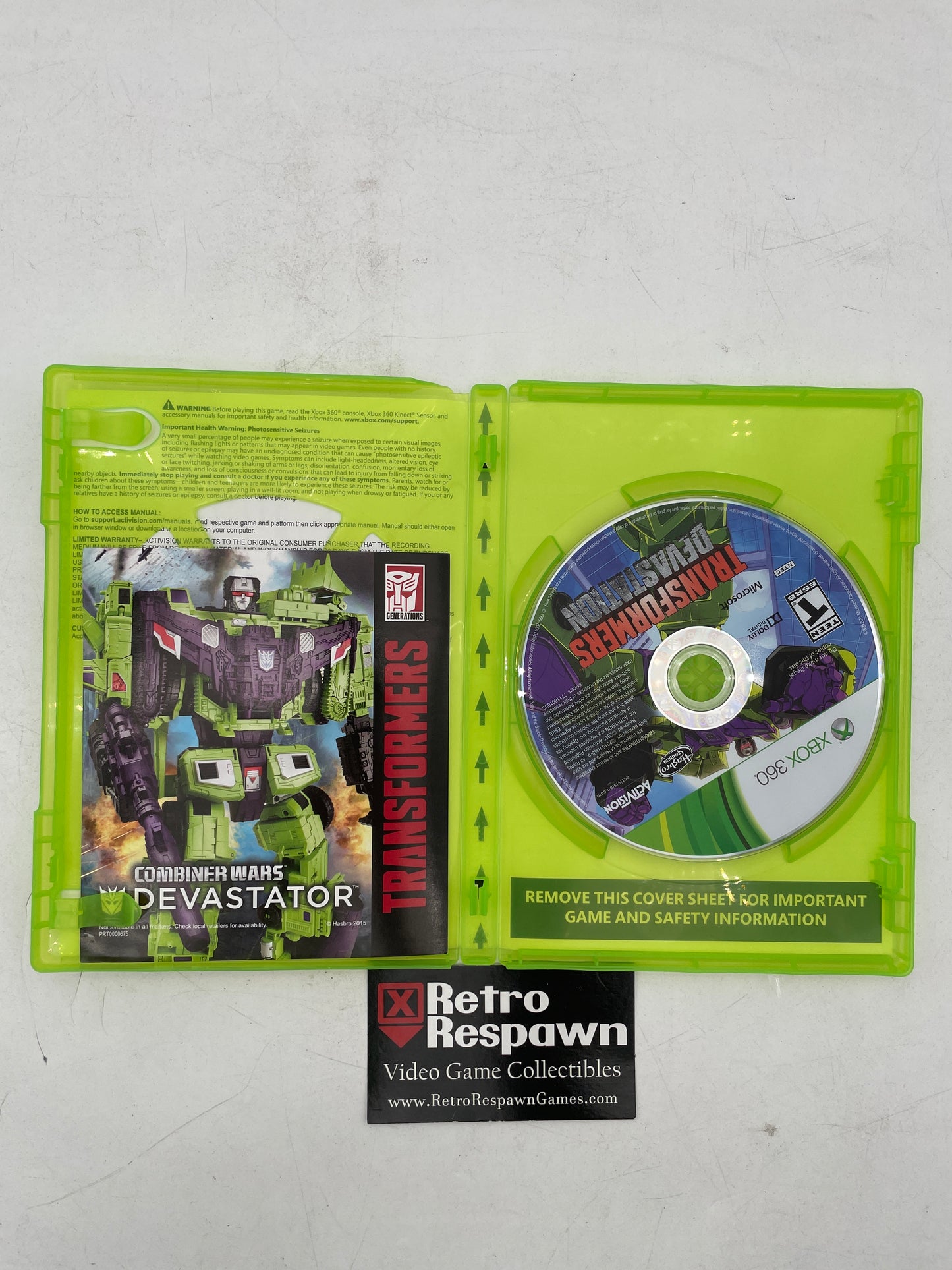 Transformers: Devastation - Xbox 360 (Missing Manual)