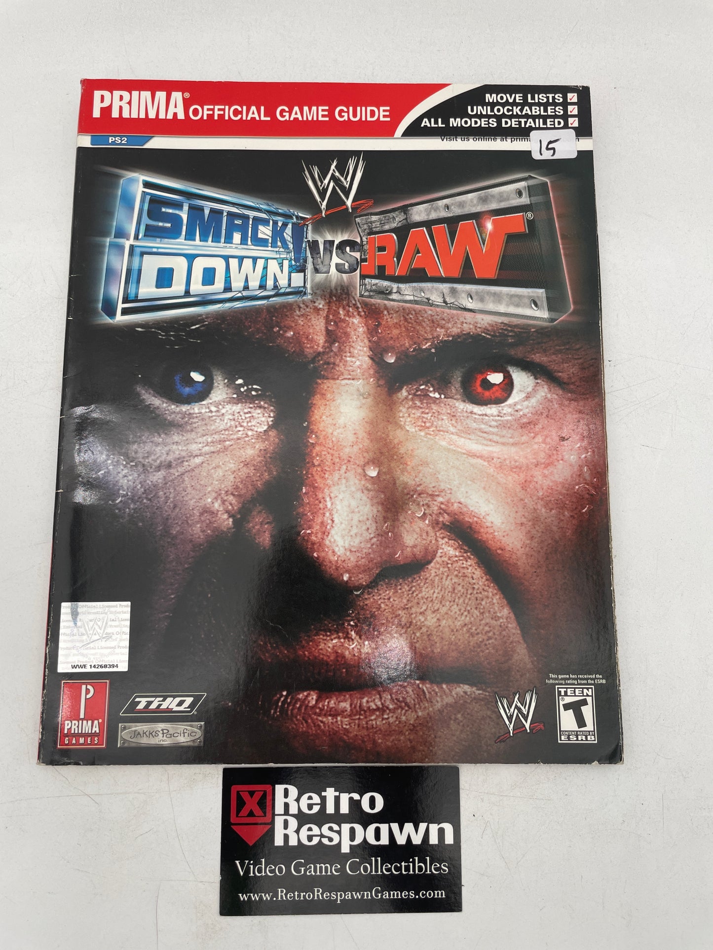 WWE Smack Down Vs Raw - Prima Official Game Guide (Used)