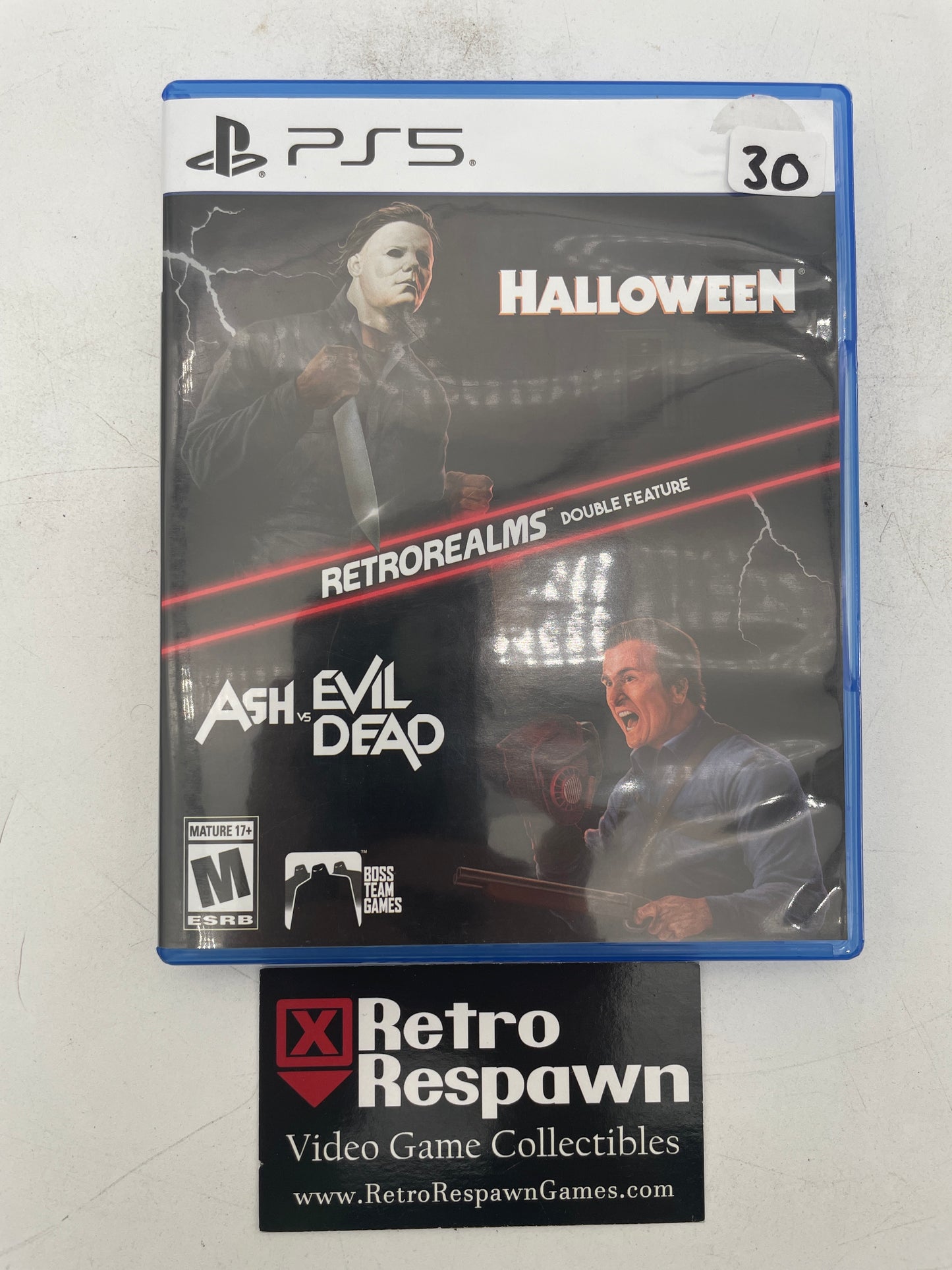 Retrorealms Double Feature Halloween/ Ash vs Evil Dead - PlayStation 5 (Complete)