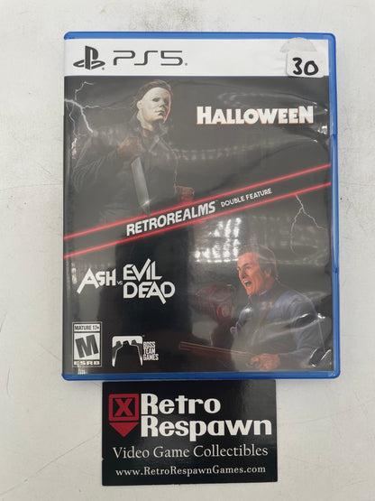 Retrorealms Double Feature Halloween/ Ash vs Evil Dead - PlayStation 5 (Complete)