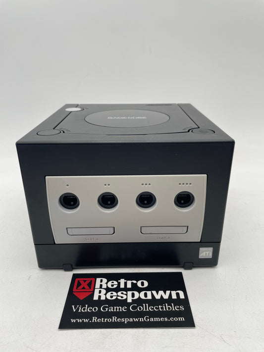 Black GameCube System - Gamecube (Console, Controller all wires + Memory Card)