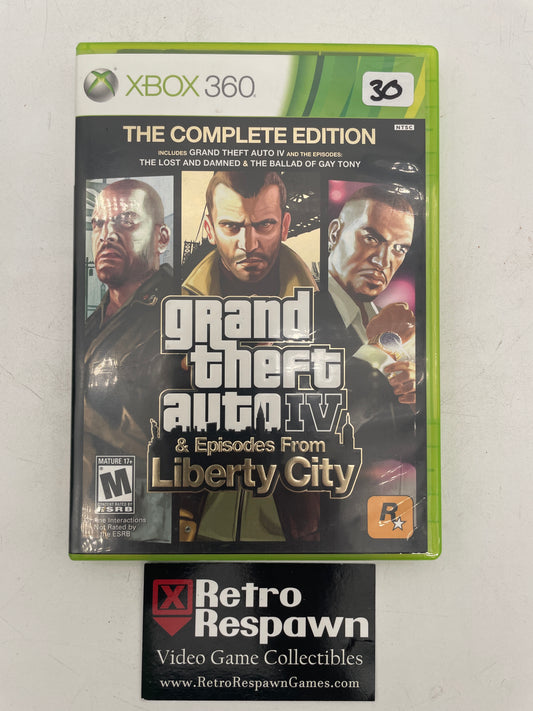 Grand Theft Auto IV [Complete Edition] - Xbox 360 (Complete)