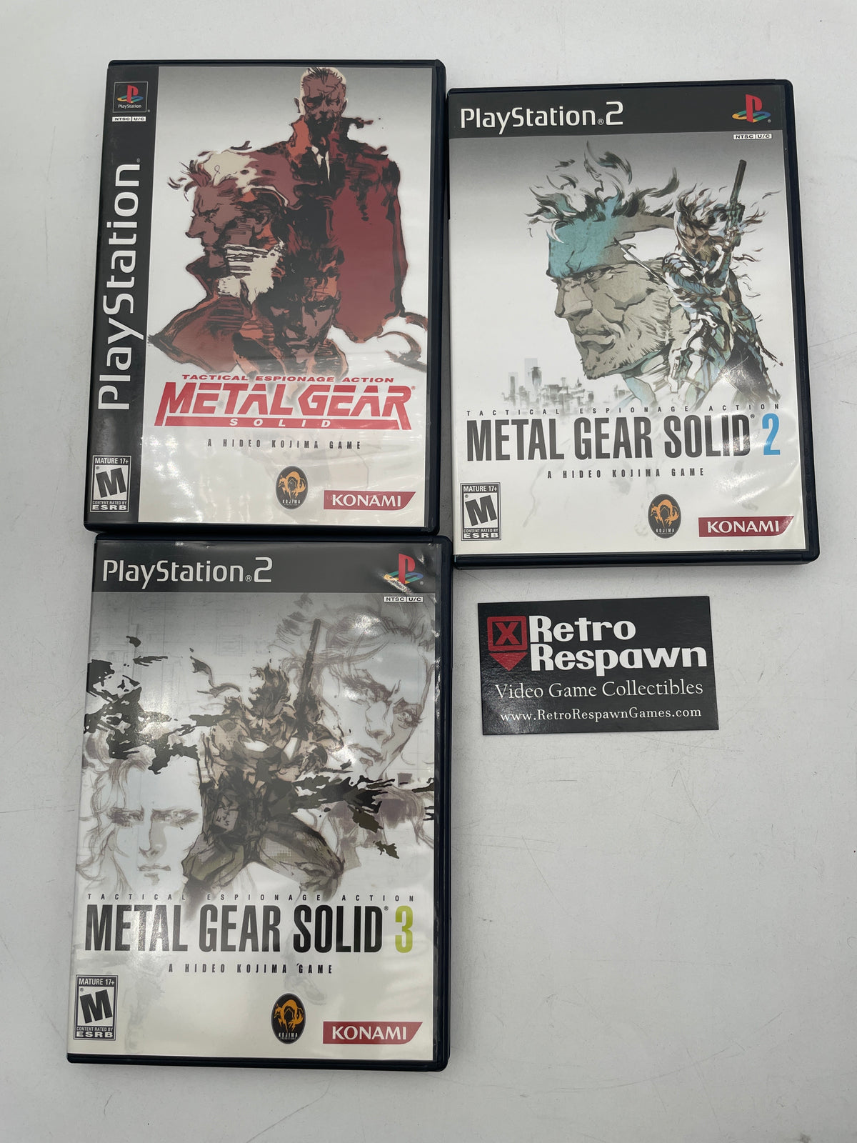 Metal Gear Solid Essential Collection - Playstation 2 (Complete)