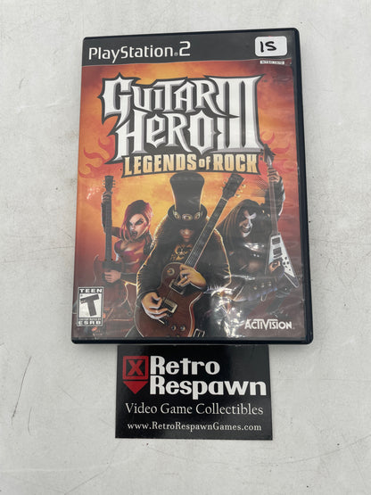 Guitar Hero III Legends of Rock - Playstation 2 (Complete)