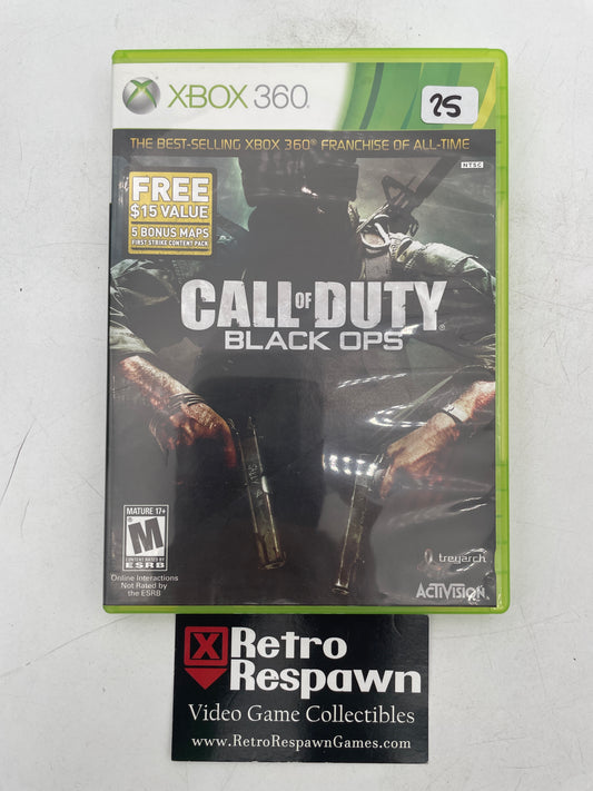 Call of Duty Black OPs - Xbox 360 (Complete)