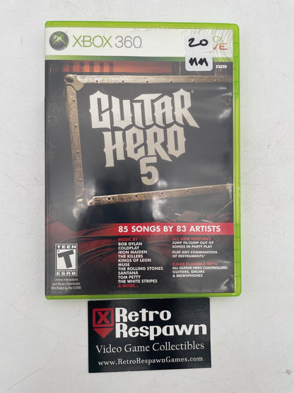 Guitar Hero 5 - Xbox 360 (Missing Manual)