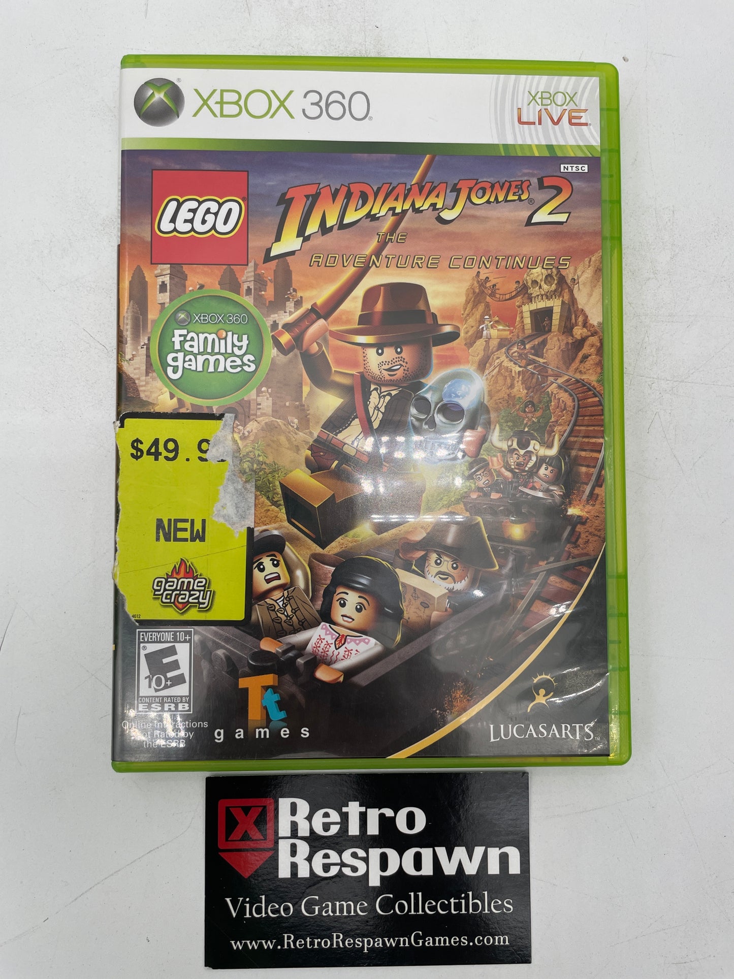 LEGO Indiana Jones 2: The Adventure Continues - Xbox 360 (Complete)