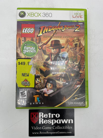 LEGO Indiana Jones 2: The Adventure Continues - Xbox 360 (Complete)
