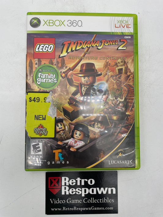 LEGO Indiana Jones 2: The Adventure Continues - Xbox 360 (Complete)