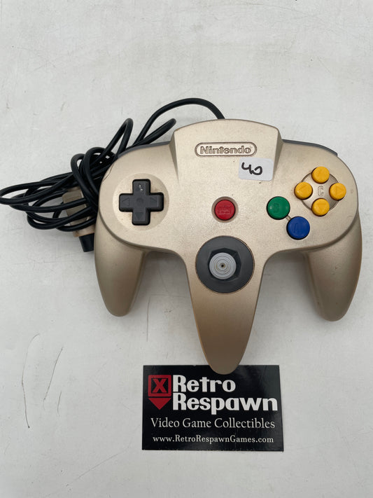 Gold Controller - Nintendo 64 (Controller Only)