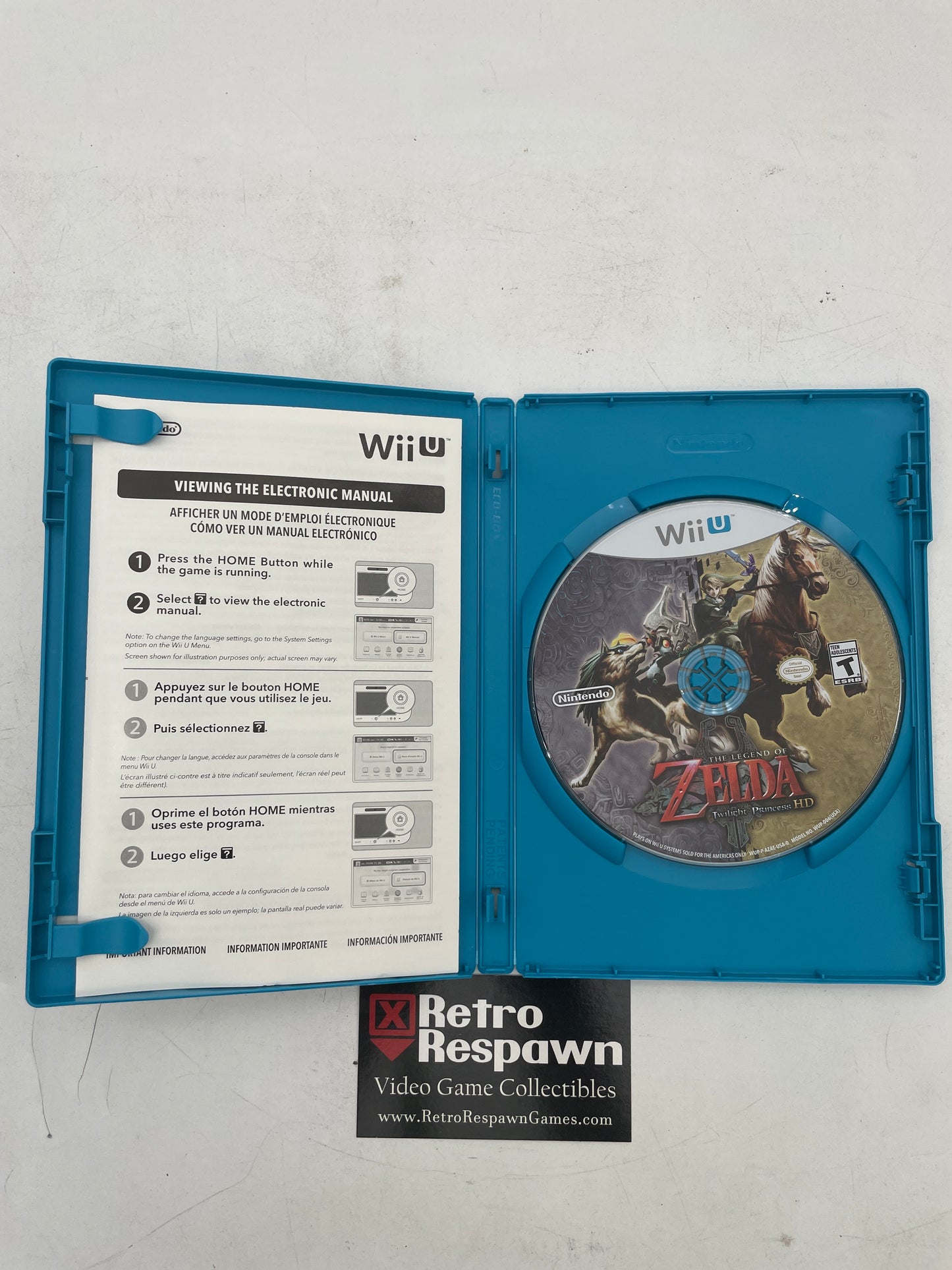 Zelda Twilight Princess HD - Wii U (Complete)