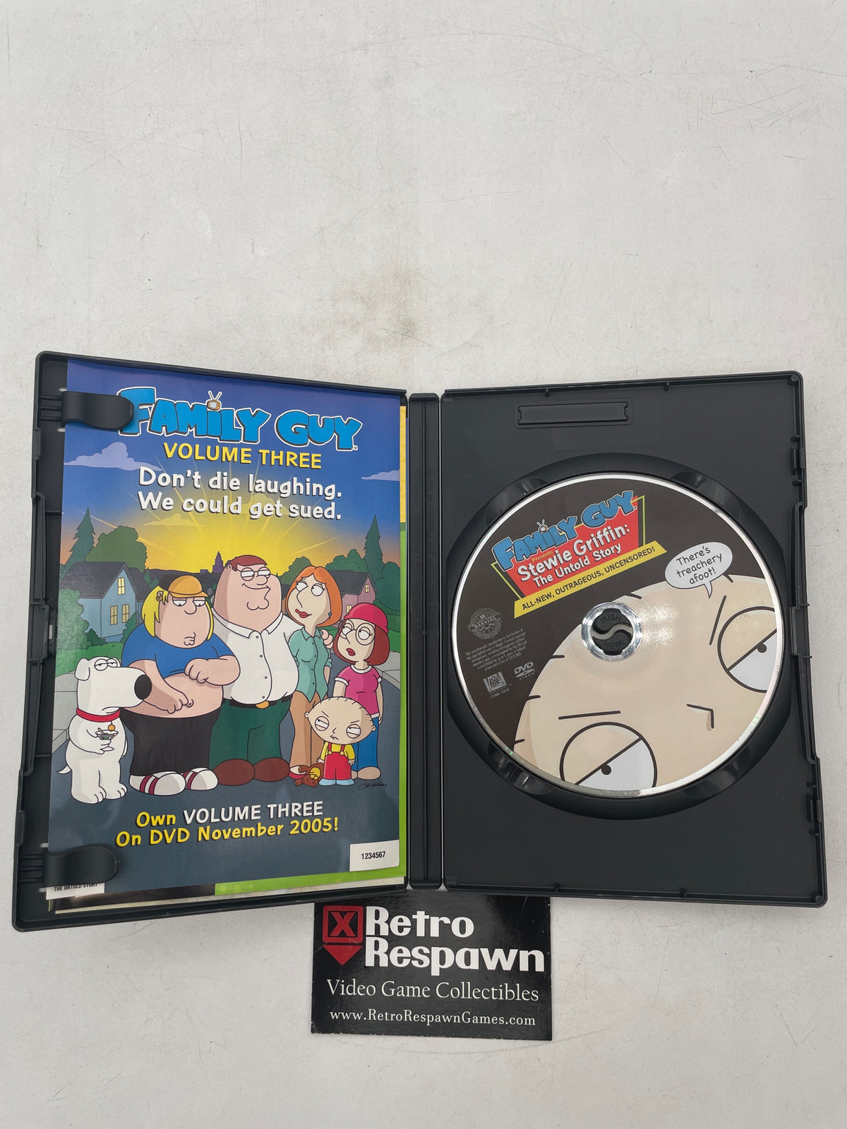 Family Guy Stevie Griffin: The Untold Story - DVD (Complete)
