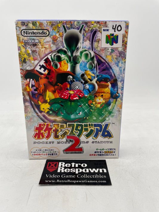 Pokemon Stadium 2 - JP Nintendo 64 (Complete)