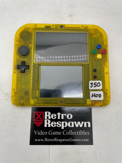 Modded Nintendo 2DS Pokemon Pocket Monster Yellow [Limited Edition] - JP Nintendo 3DS (Console+Charger)