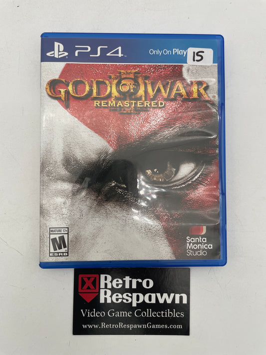 God of War III: Remastered - Playstation 4 (Complete)