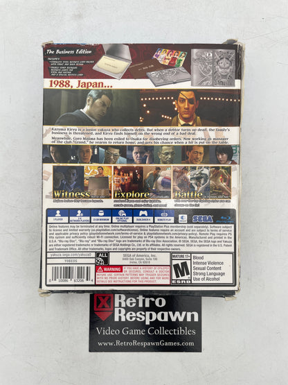 Yakuza 0 [The Business Launch Edition] - Playstation 4 (Complete)