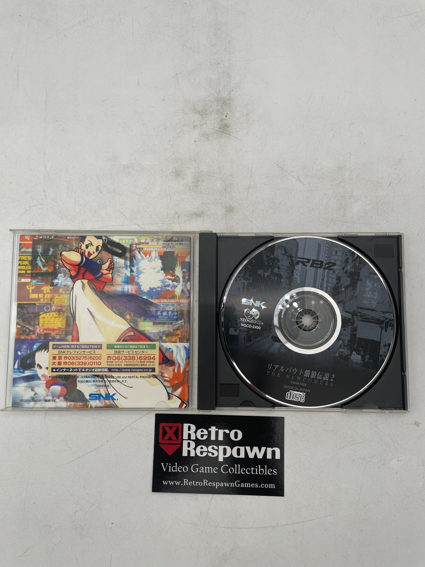 Real Bout Fatal Fury 2: The Newcomers - JP Neo Geo CD (Complete)
