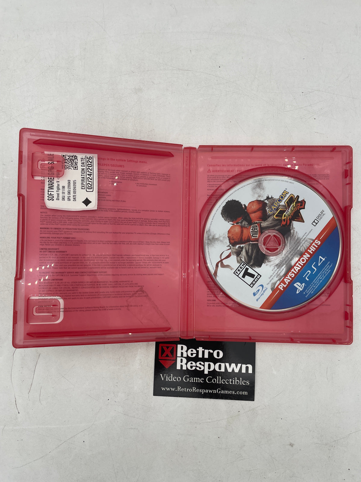 Street Fighter V - Playstation 4 (Complete)