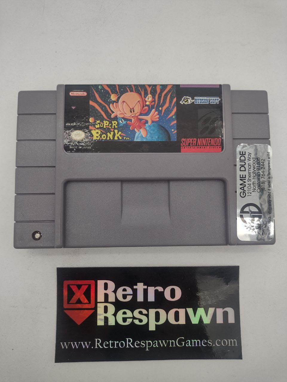 Super Bonk - Super Nintendo (Game Only)
