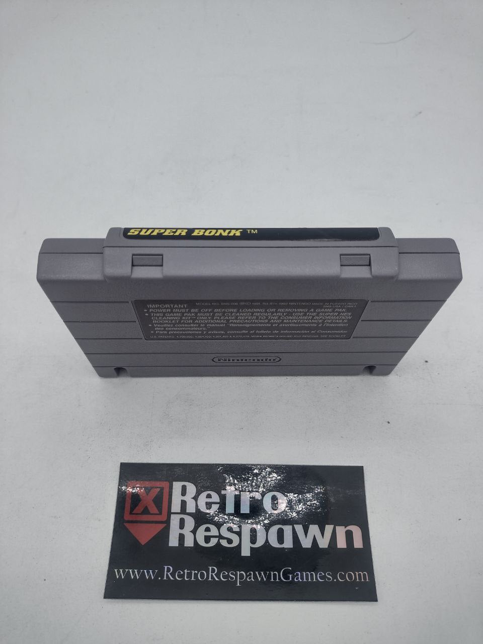 Super Bonk - Super Nintendo (Game Only)