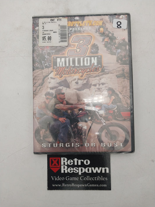 3 Million Motorcycles - DVD (Sealed)