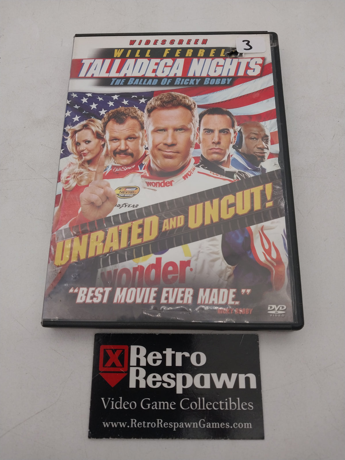 Talladega Nights Unrated and Uncut - DVD (Complete)