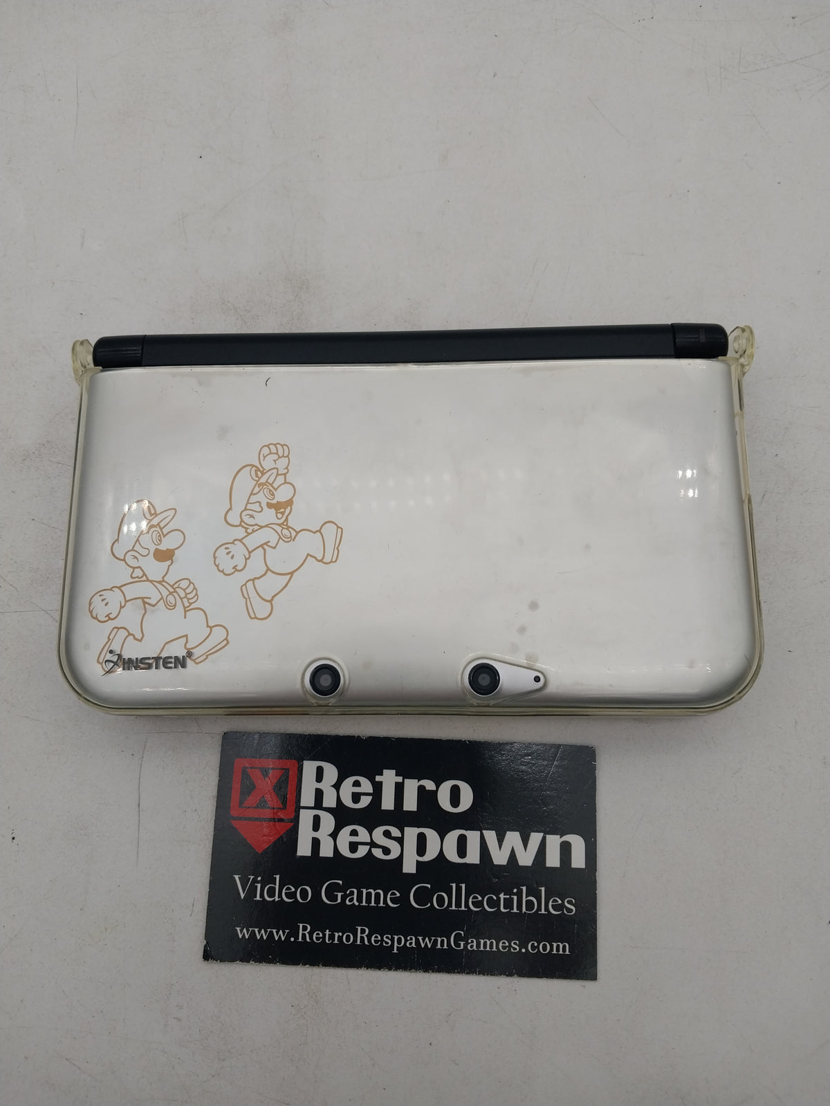 Nintendo 3DS XL Silver Mario & Luigi Limited Edition - Nintendo 3DS (Complete)