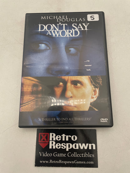 Don’t Say A Word - DVD (Complete)