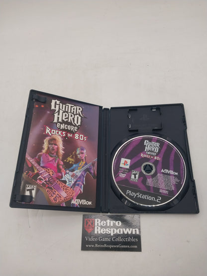 Guitar Hero Encore Rocks the 80's - Playstation 2 (Complete)