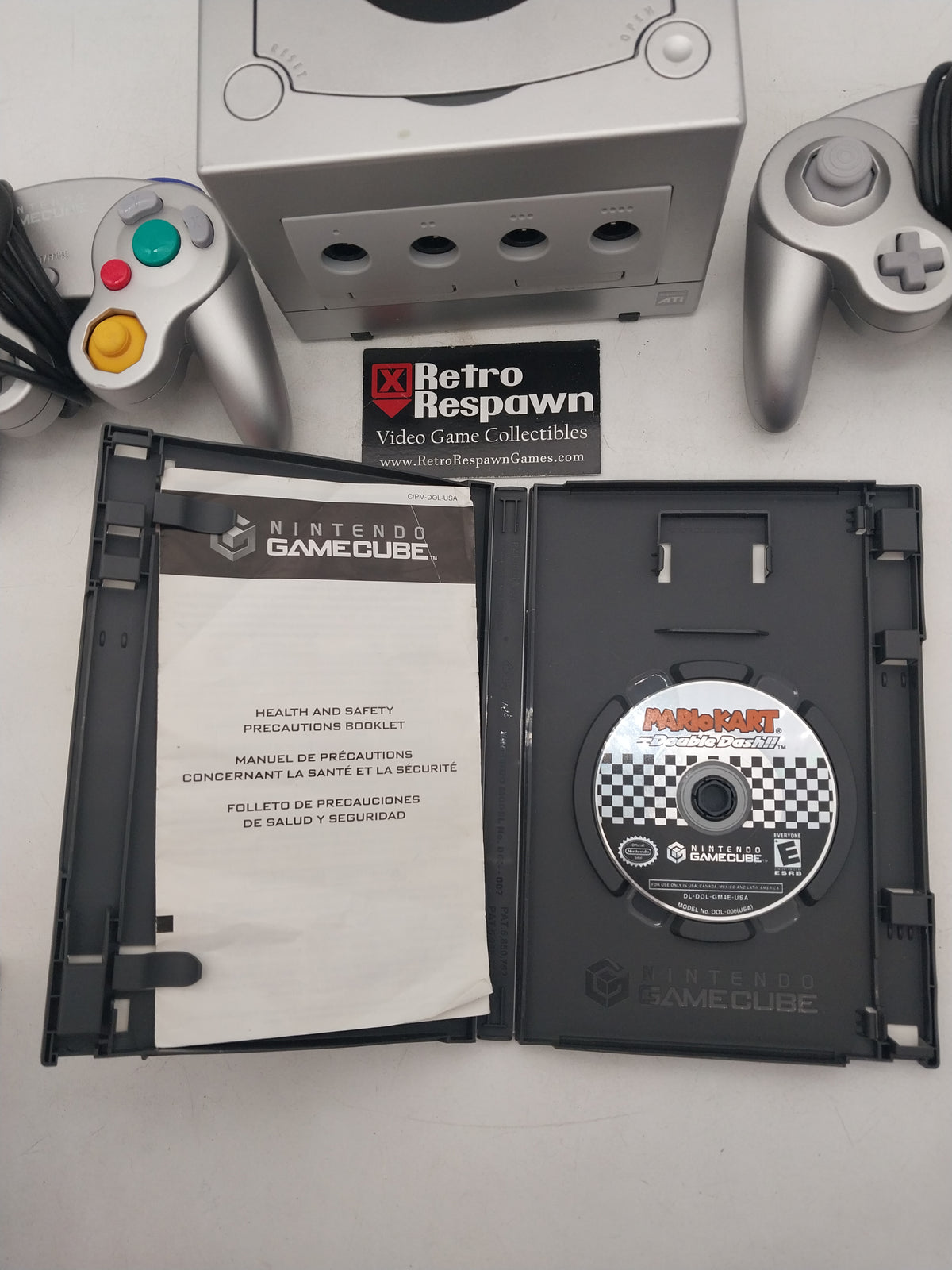 Platinum Gamecube System [Mario Kart Double Dash Bundle] - Gamecube (Complete)