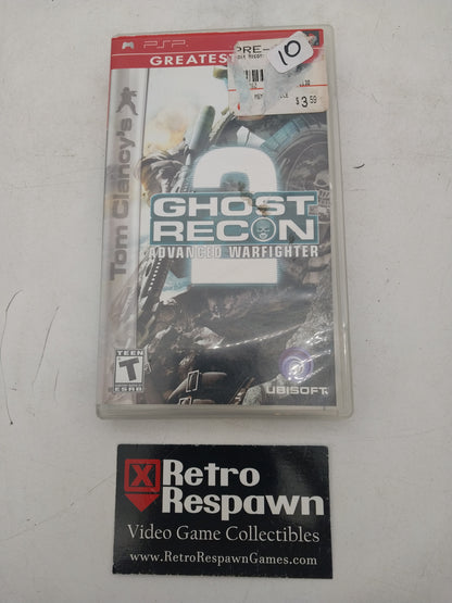 Ghost Recon Advanced Warfighter 2 [Greatest Hits] - PSP (Complete)