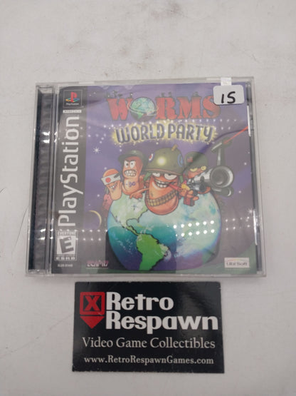 Worms World Party - Playstation (Complete)