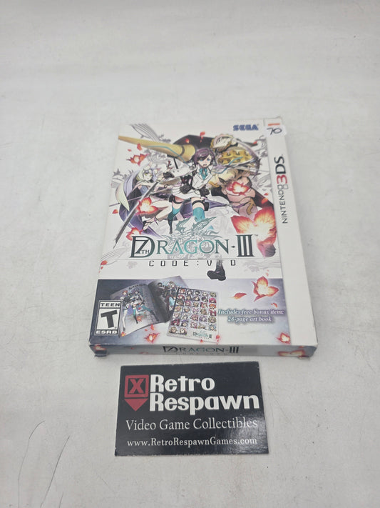 7th Dragon III Code VFD - Nintendo 3DS (Complete)