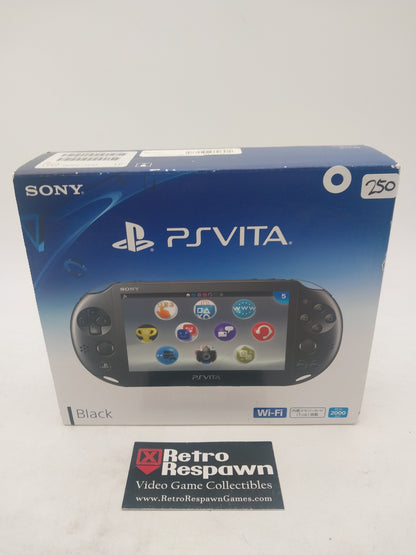 PsVita 2000 Black - JP Playstation Vita (Complete)