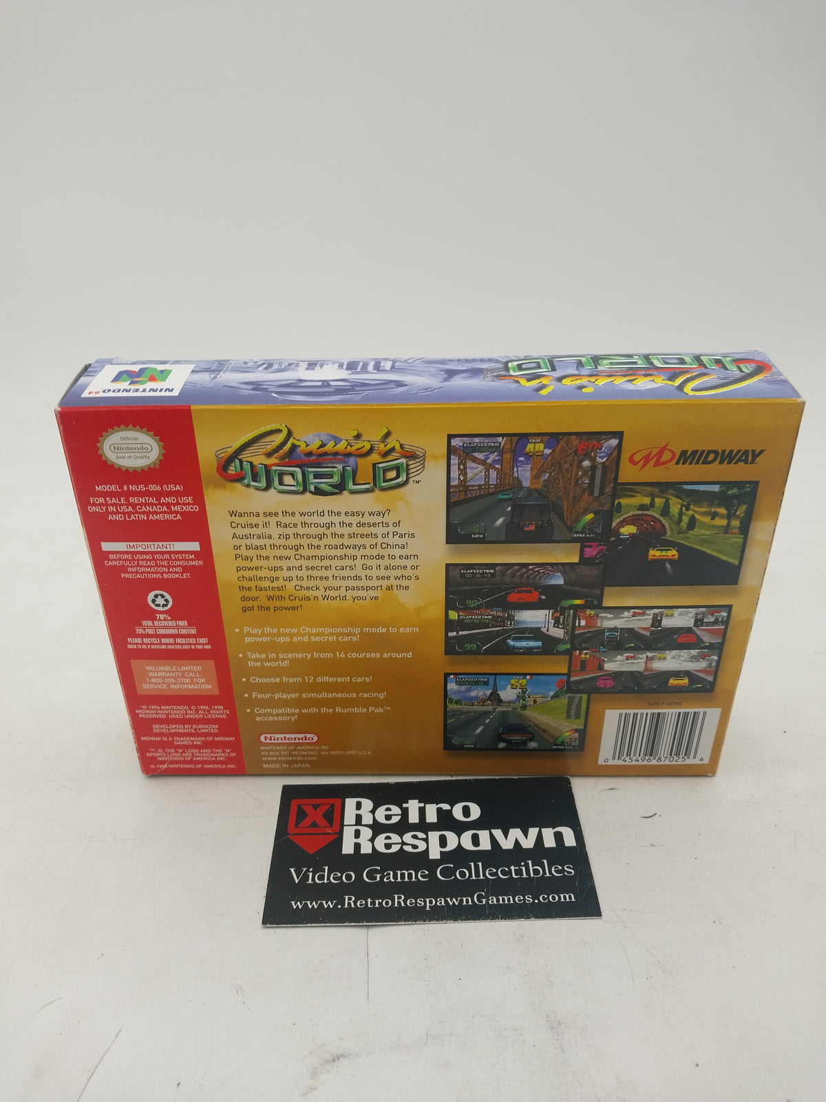 Cruis'n World - Nintendo 64 (Complete)