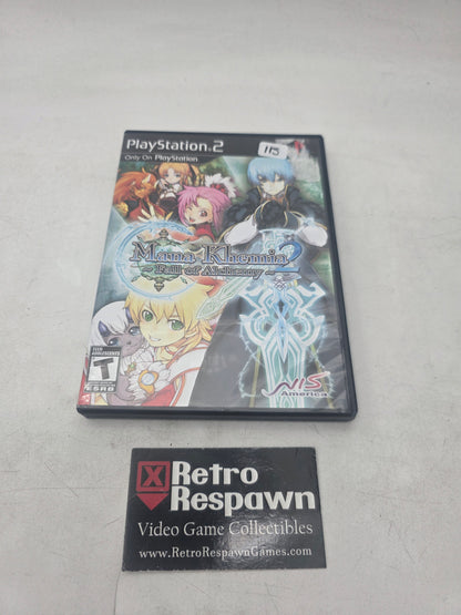 Mana Khemia 2: Fall of Alchemy - Playstation 2 (Complete)