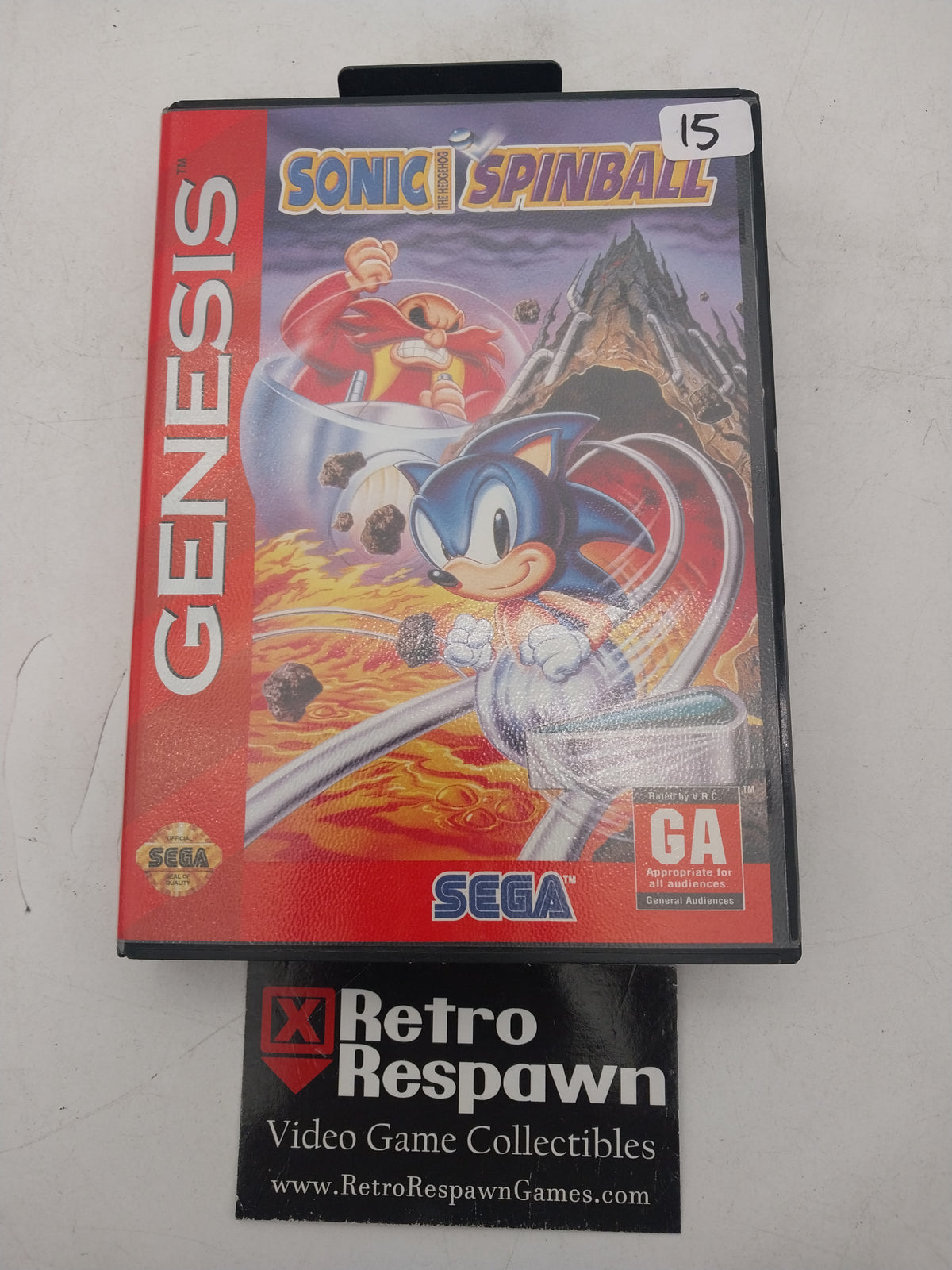 Sonic Spinball - Sega Genesis (Complete)
