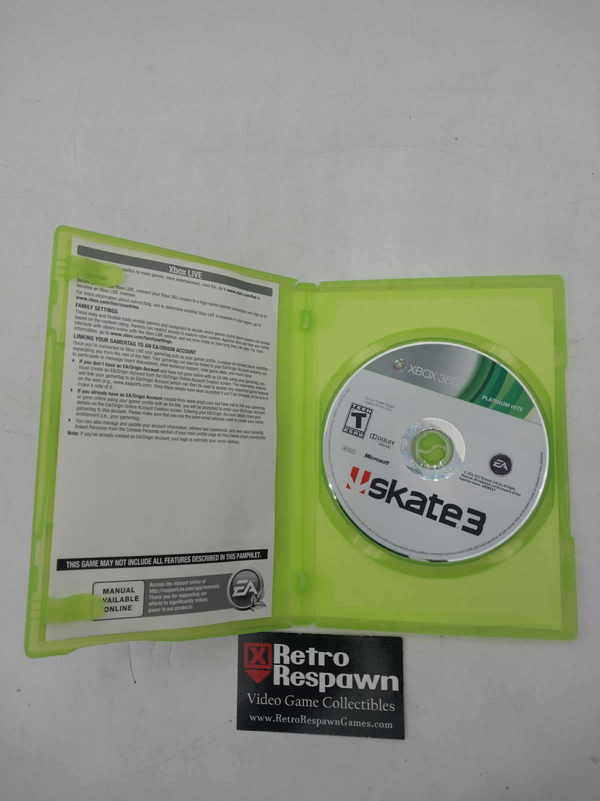 Skate 3 - Xbox 360 (Missing Manual)
