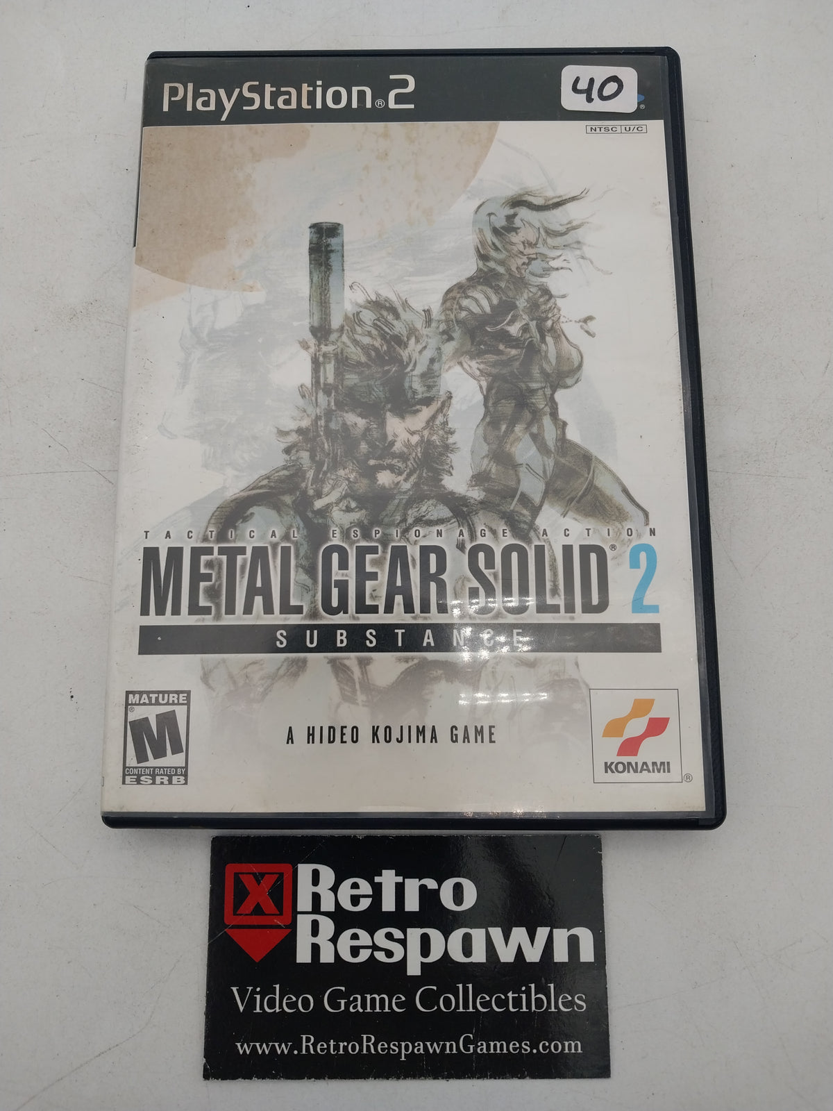 Metal Gear Solid 2 Substance - Playstation 2 (Complete)