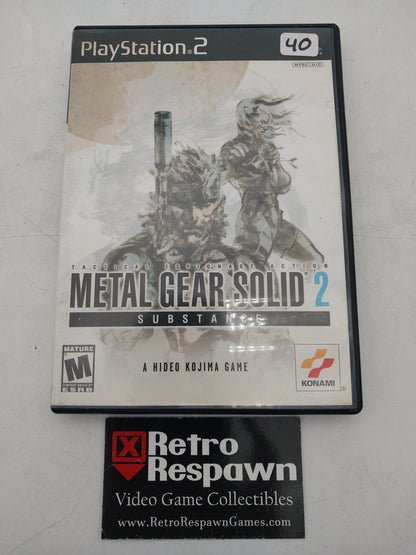 Metal Gear Solid 2 Substance - Playstation 2 (Complete)