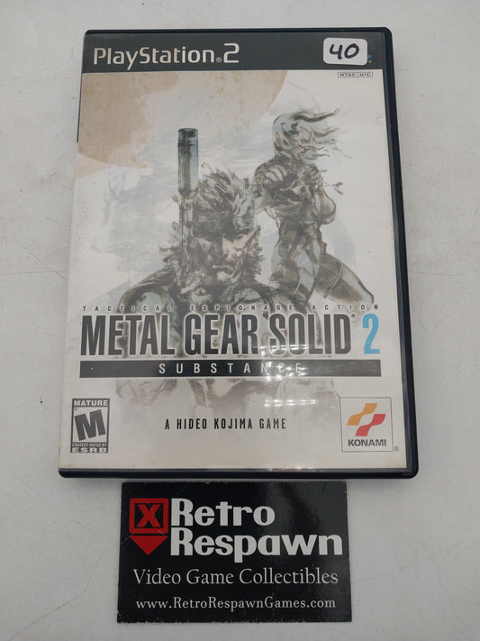 Metal Gear Solid 2 Substance - Playstation 2 (Complete)