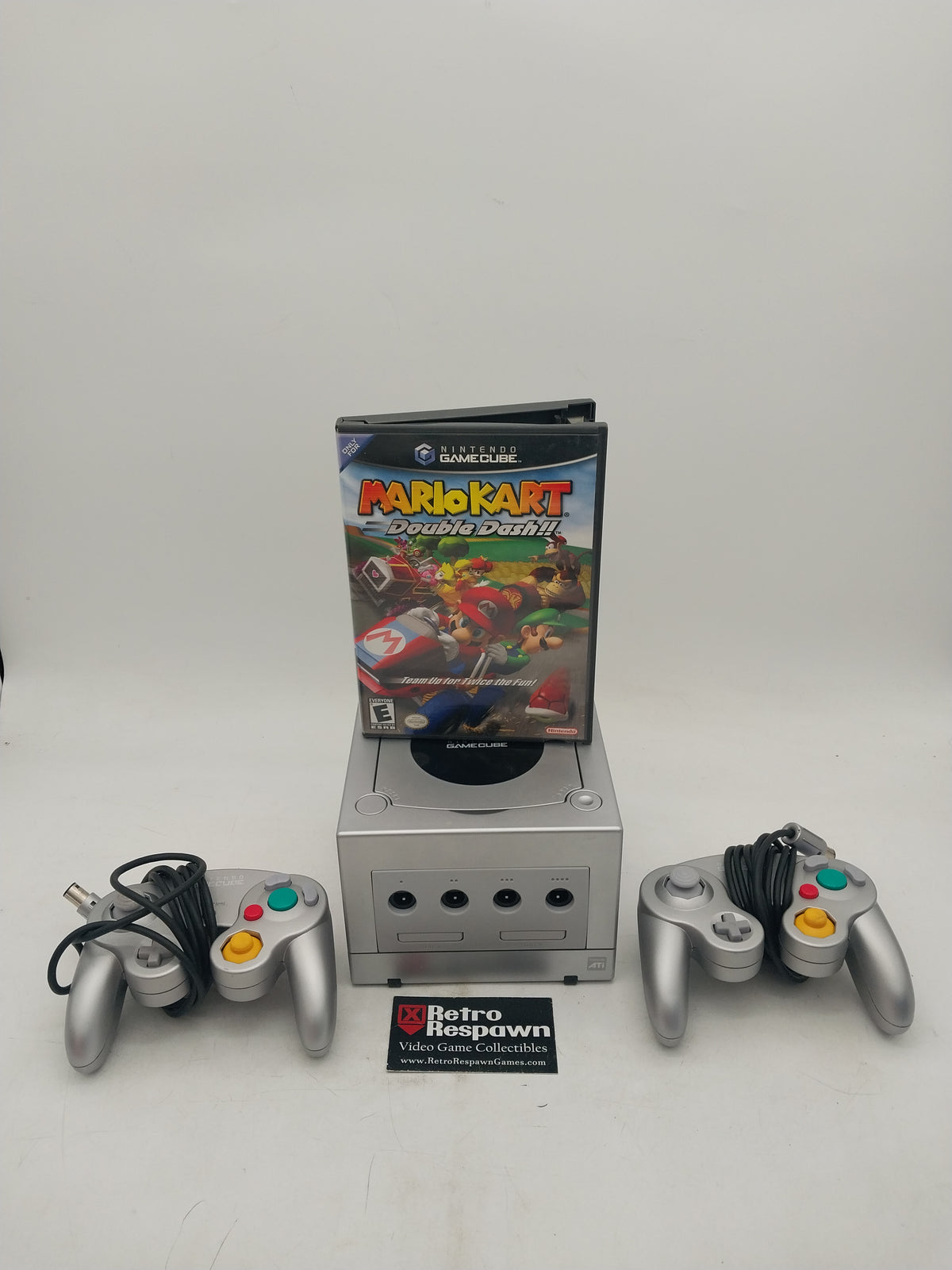Platinum Gamecube System [Mario Kart Double Dash Bundle] - Gamecube (Complete)