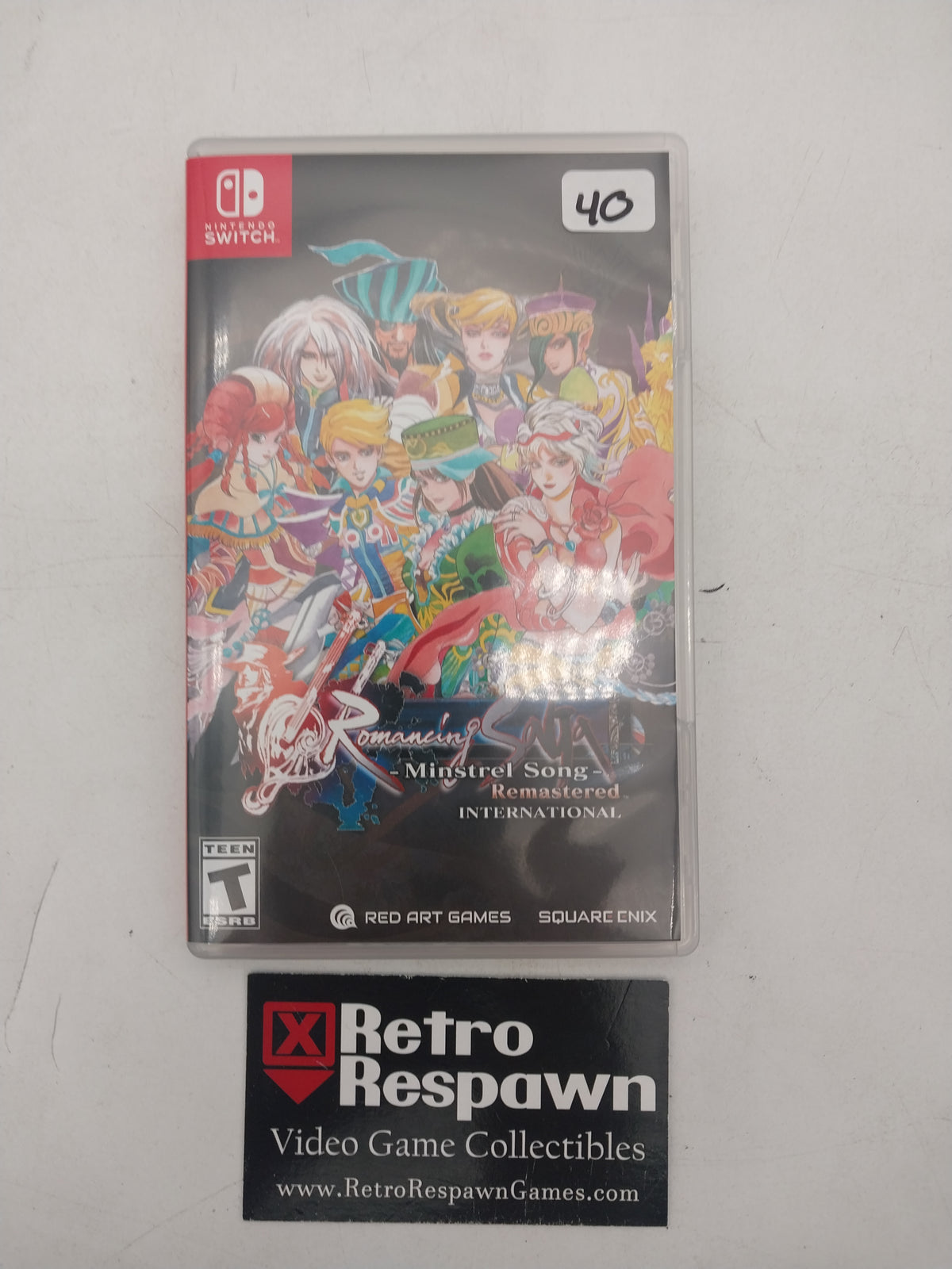 Romancing Saga Minstrel Song Remastered International - Nintendo Switch (Complete)