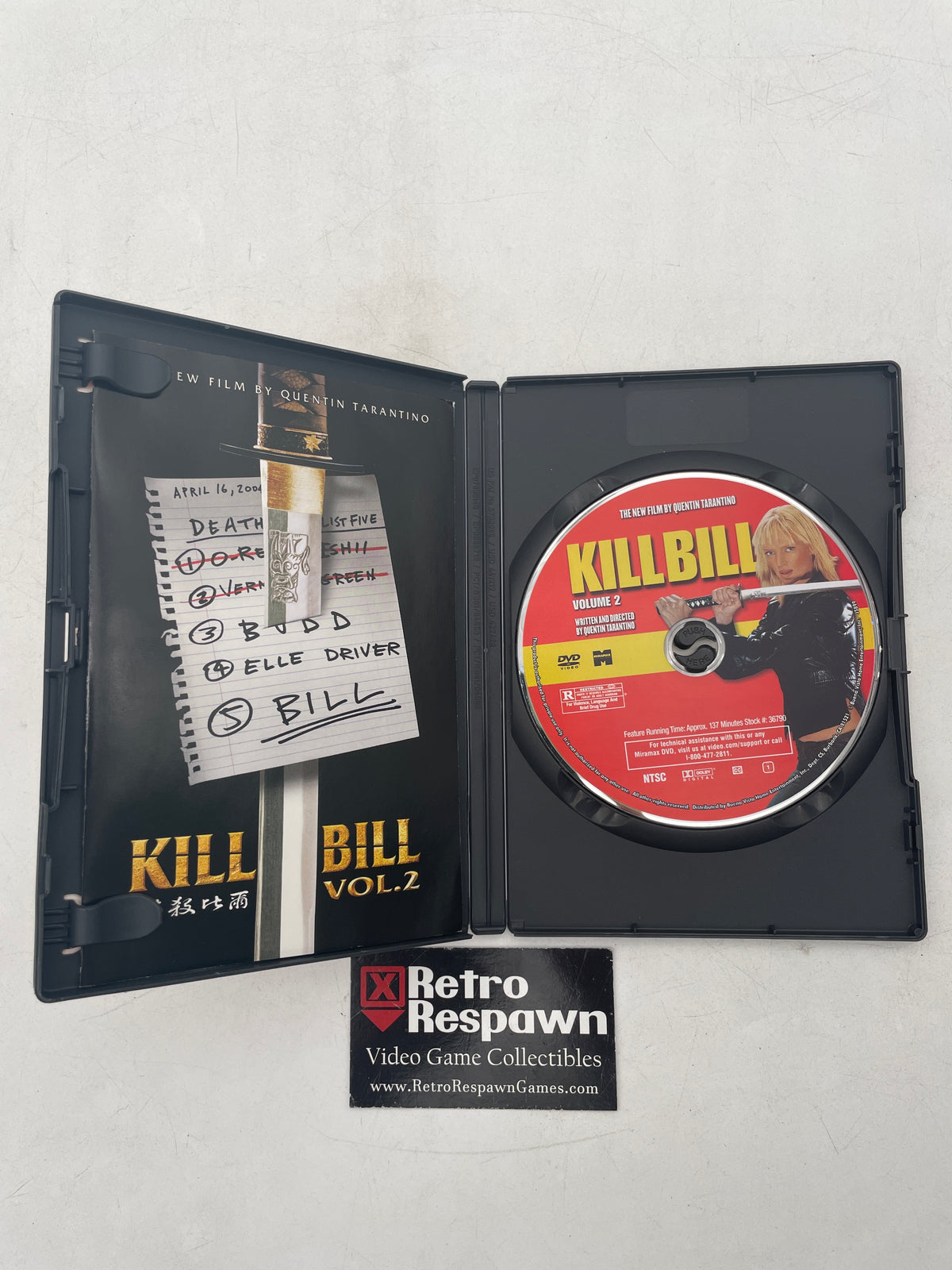 Kill Bill Vol 2 - DVD (Complete)