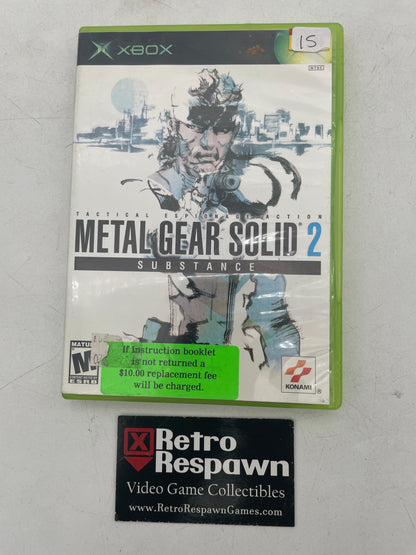 Metal Gear Solid 2: Substance - Xbox (Complete)