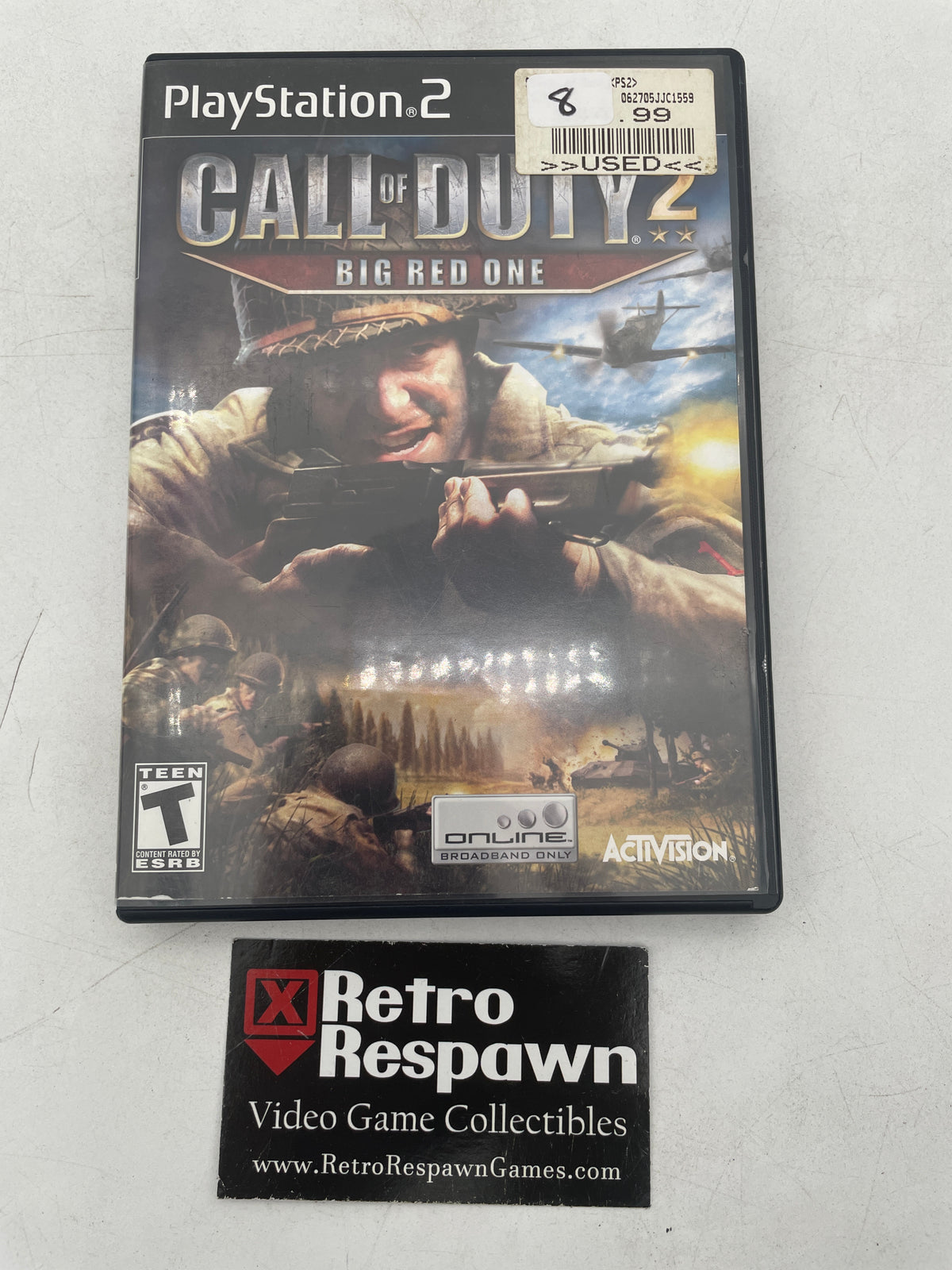 Call of Duty 2 Big Red One - Playstation 2 (Complete)