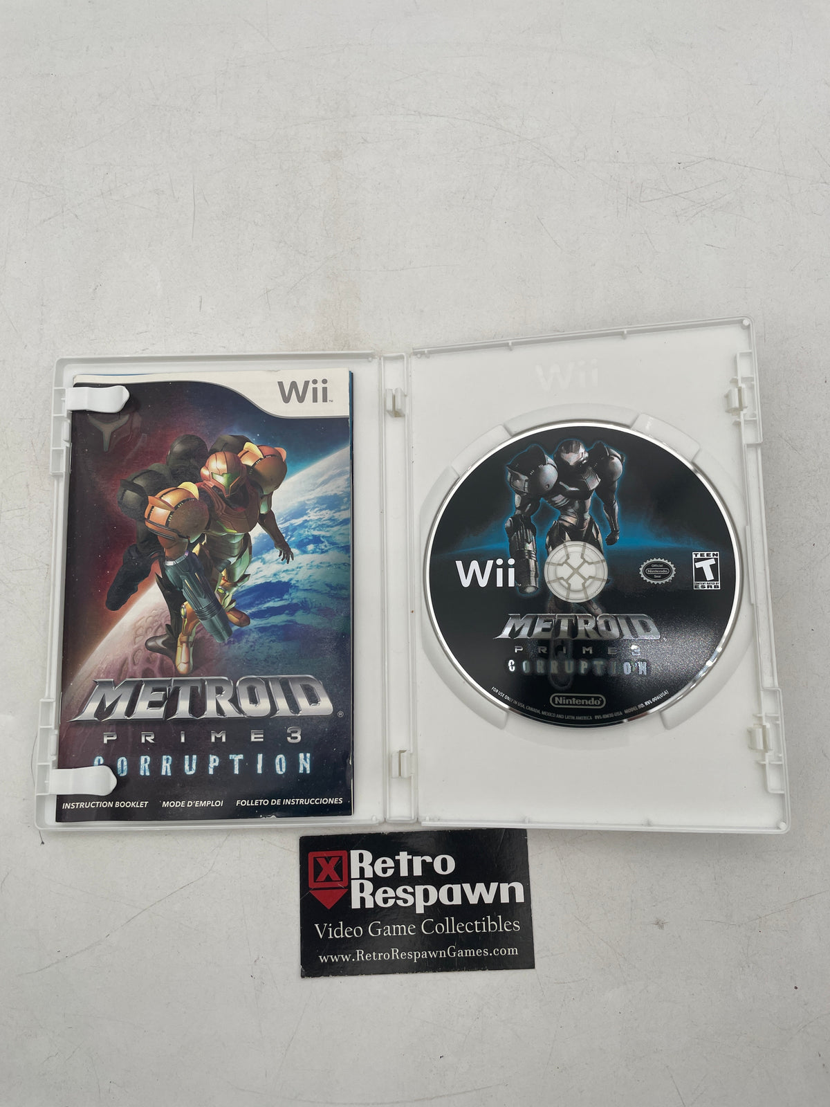 Metroid Prime 3 Corruption - Wii (Complete)