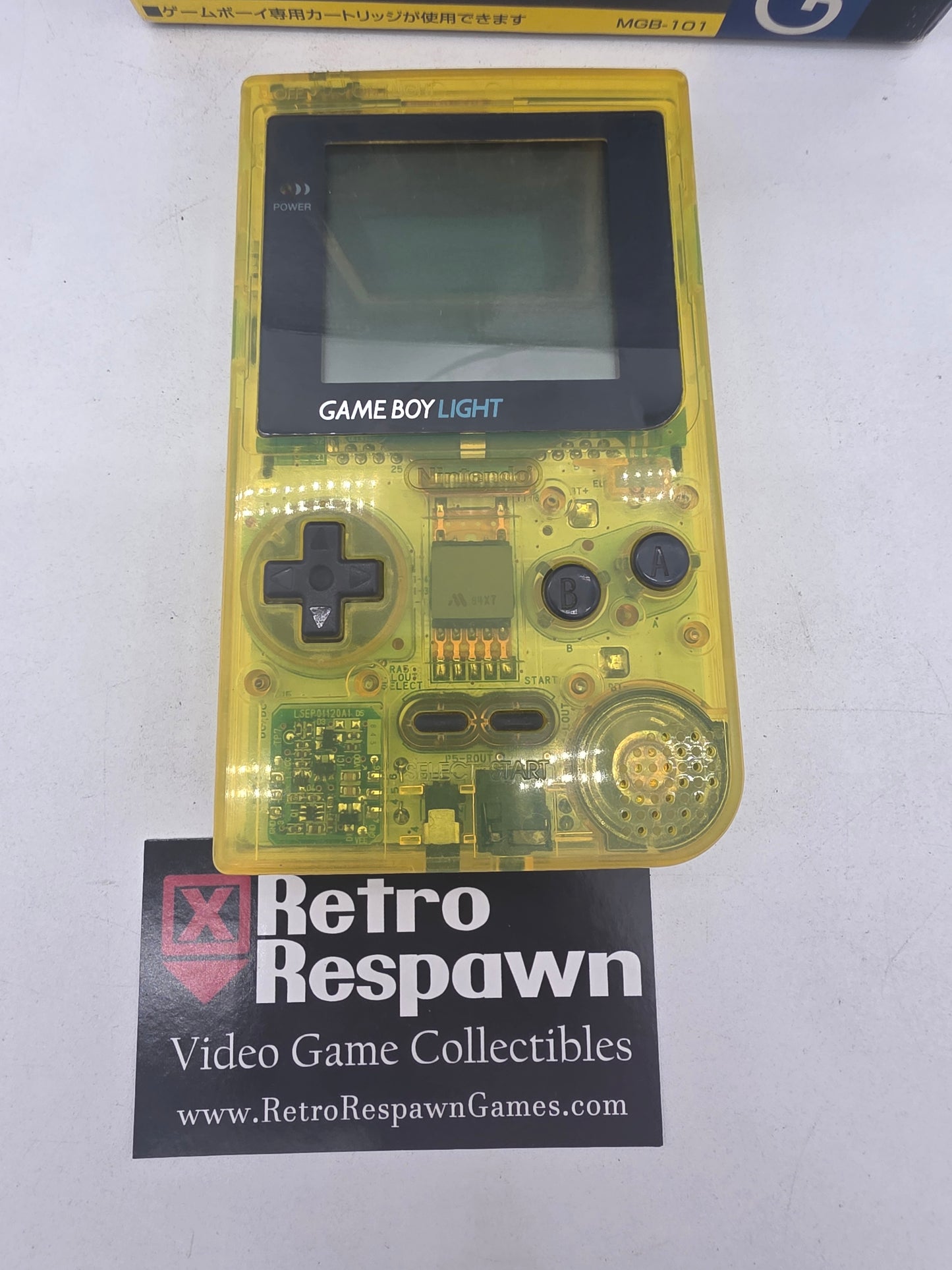 Gameboy Light [Yellow] - GameBoy (Complete)