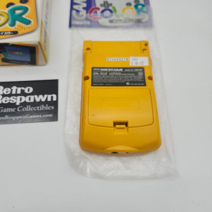 Game Boy Color Yellow - GameBoy Color (Complete)