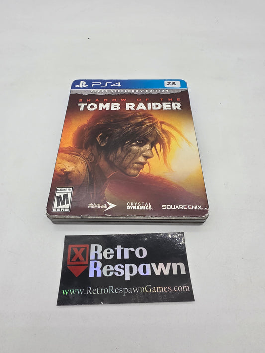 Shadow of the Tomb Raider [Croft Steelbook Edition] - Playstation 4 (Complete)